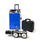 360 Degree Rotate Industrial Pipeline Inspection Crawler Robot Camera With Laser Locater